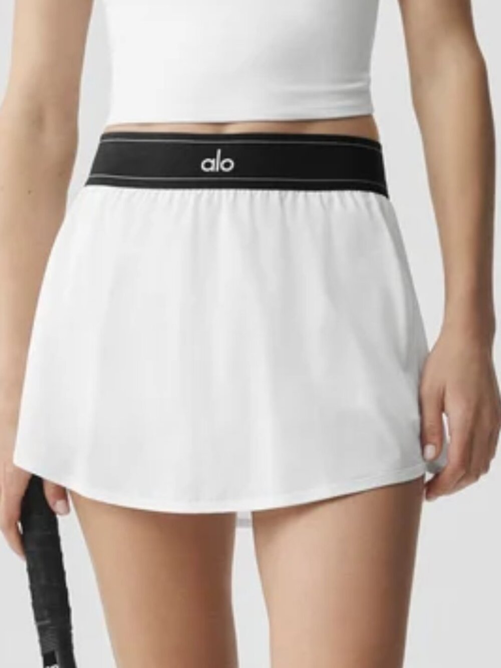 ALO Yoga Match Point High-Waisted Tennis Skirt White|New With Tags🤍